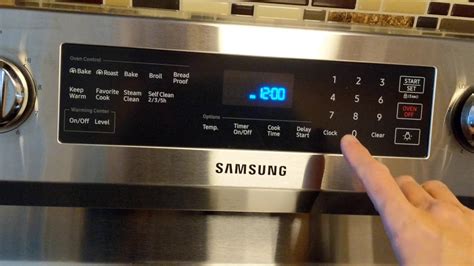 samsung gas oven user manual